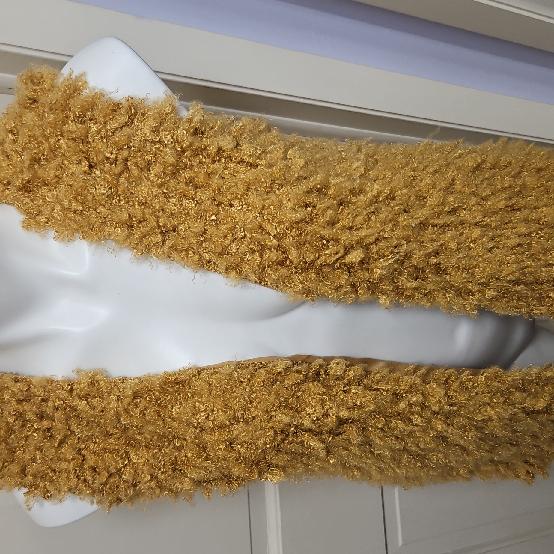 Tan Faux Fur Vest Vertigo Label